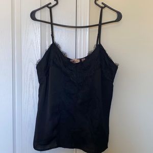 Willow and root Satin V-Neck Tank Top